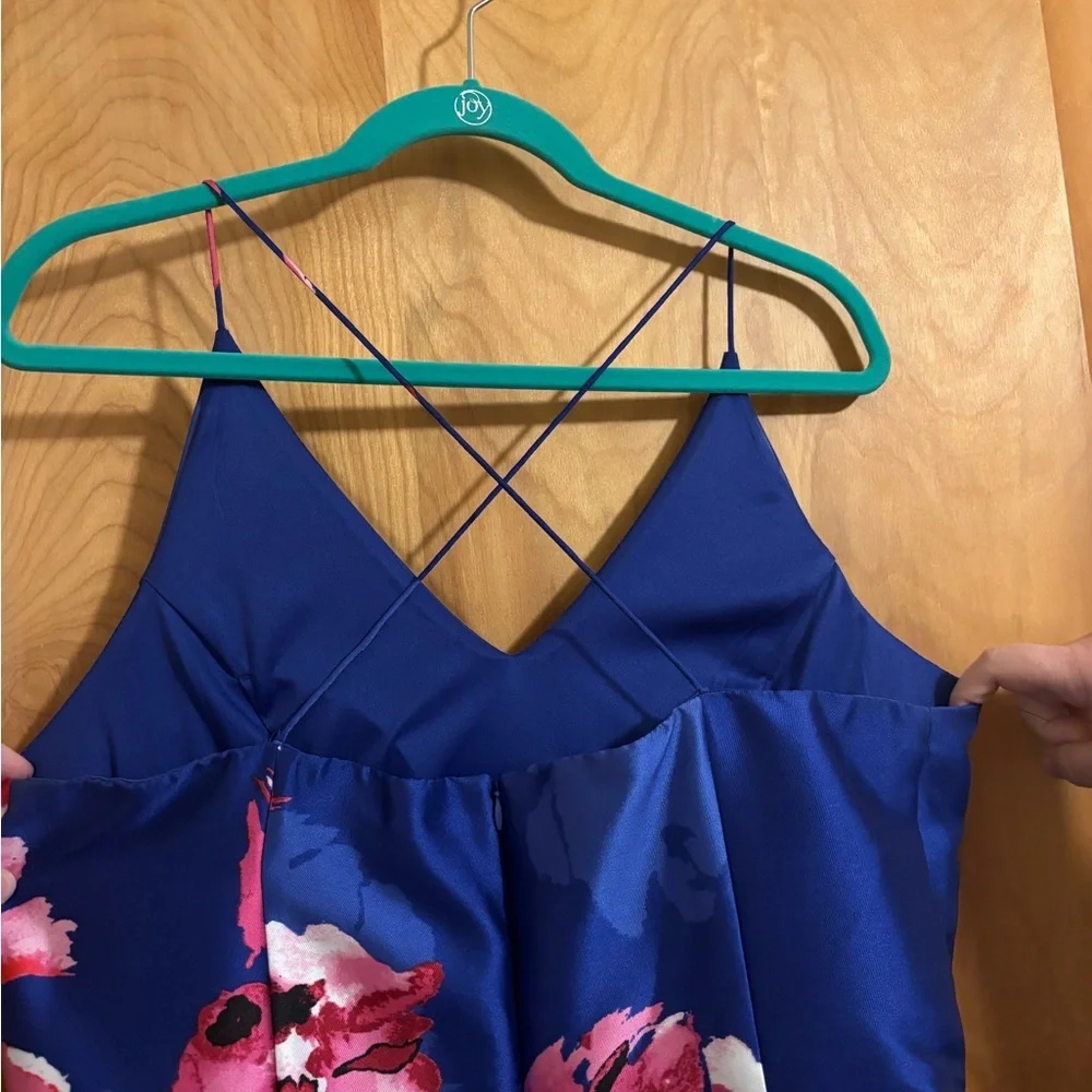 By By Prom Dress Floral Size 19 EUC - Picture 5 of 9